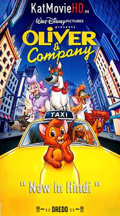 Oliver & Company (1988) BluRay 480p 720p Dual Audio (Hindi | English) Esubs .